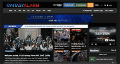 Desktop Screenshot of fantasyalarm.com